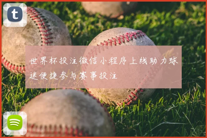 世界杯投注微信小程序上线助力球迷便捷参与赛事投注
